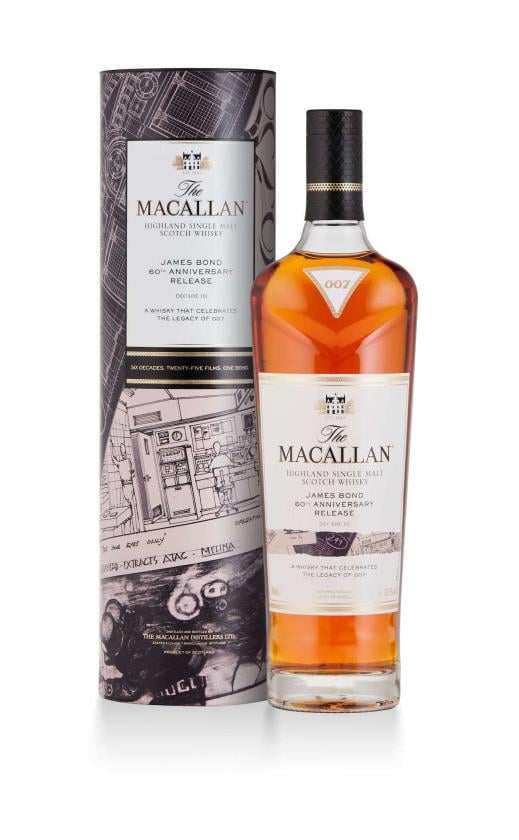 The Macallan James Bond 60th Anniversary Release Decade | How much is The Macallan James Bond edition? | How many bottles are in The Macallan James Bond 60th Anniversary collection? |