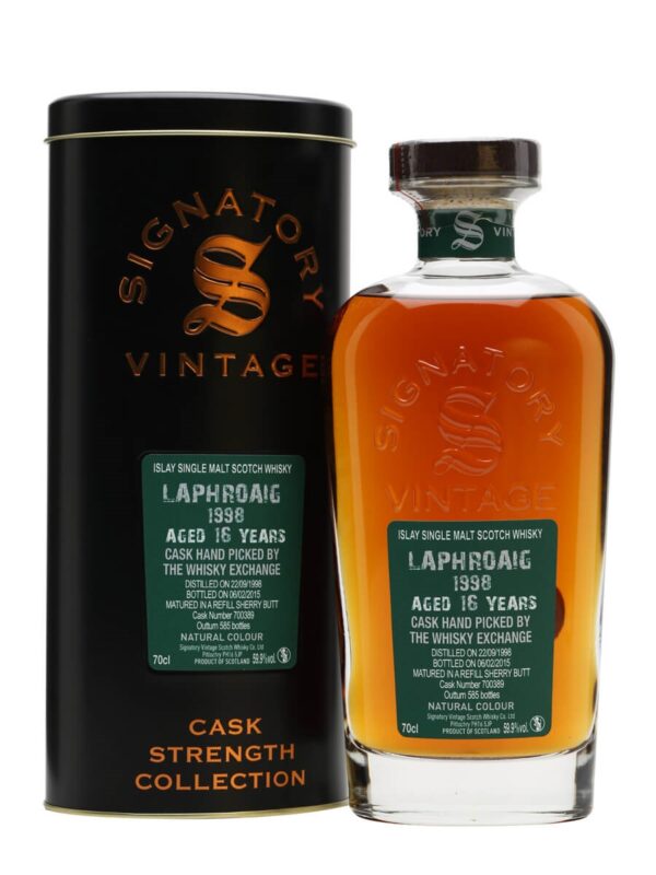 Laphroaig 1998 16 Year Old Signatory for The Whisky Exchange | Laphroaig 1998 16 Year Old Signatory for The Whisky Exchange Price |